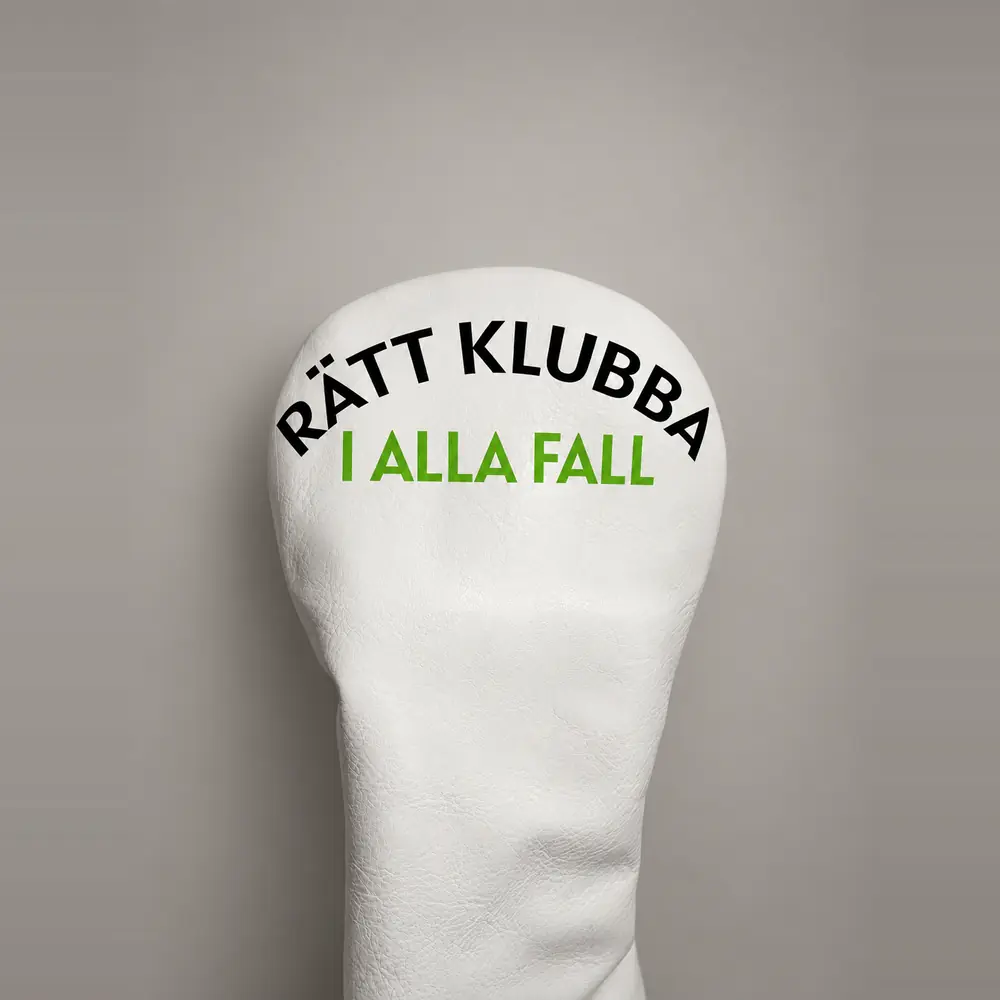 Rät Klubba I Alla Fall Headcover driver vit